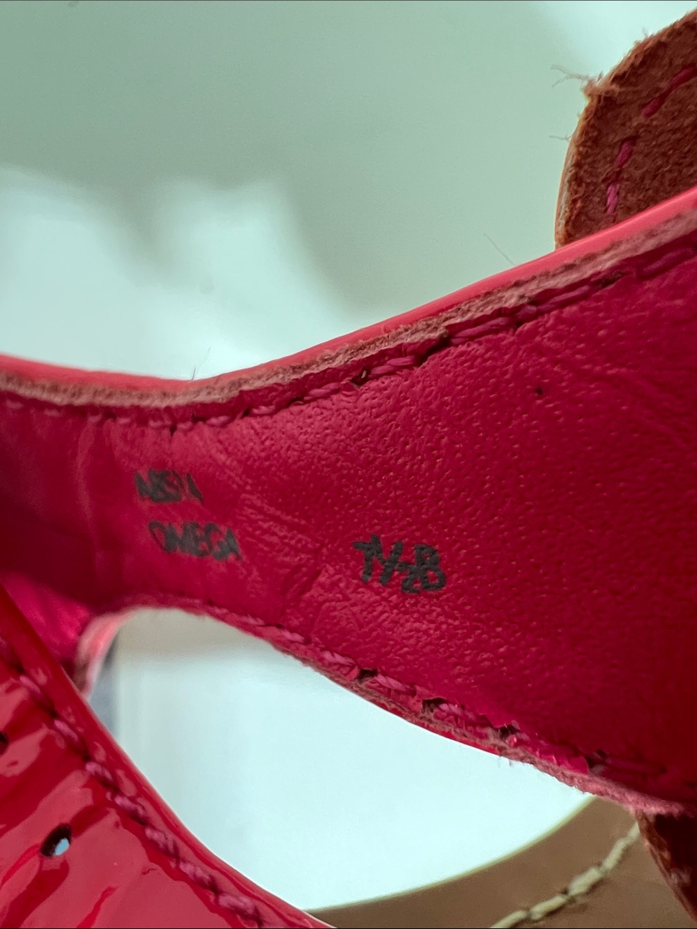 Coach Women's Hot Pink Floral T-Strap Sandals - Picture 6 of 6